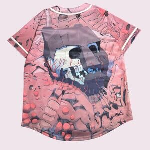 Black Tiger Skull Machine Rave Collab Jersey